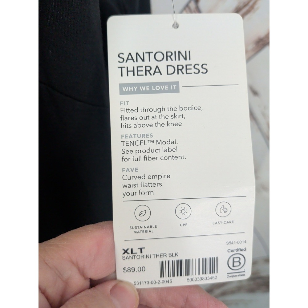 Athleta Black Santorini Thera Dress in Black - Picture 4 of 8
